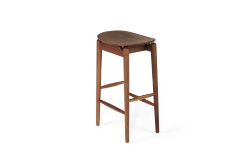 Harvey Counter Stool | American Walnut Timber - www.elkstone.com.au