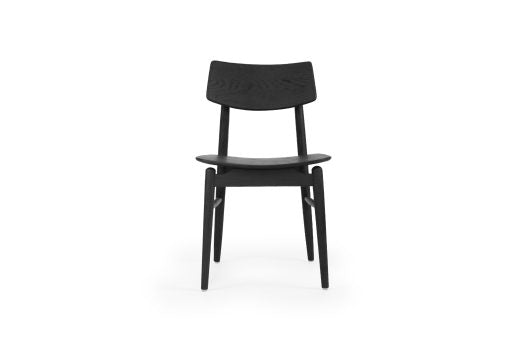 Harvey Dining Chair- Black American Oak - www.elkstone.com.au