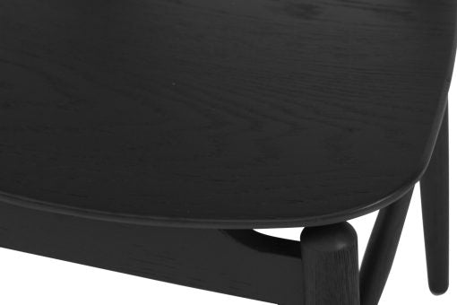 Harvey Dining Chair- Black American Oak - www.elkstone.com.au