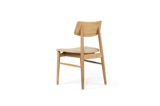 Harvey Dining Chair- Natural Oak with Padded Seat - www.elkstone.com.au