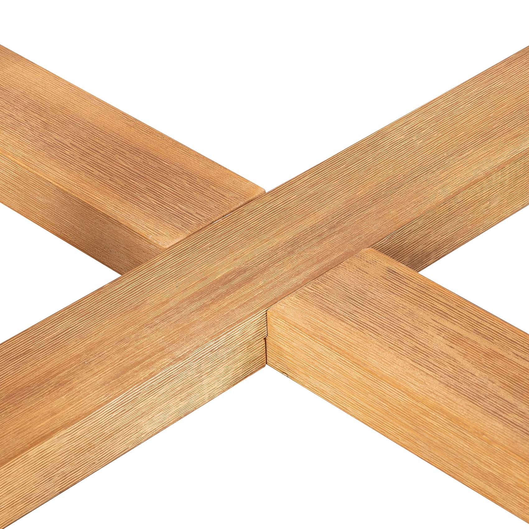 1.4m Alta Round Dining Table | Beach with Light Honey Acacia Legs - www.elkstone.com.au