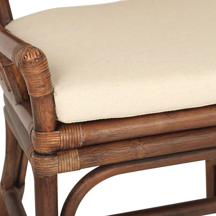 Kimberley Dining Chairs Dark Wash Rattan - www.elkstone.com.au