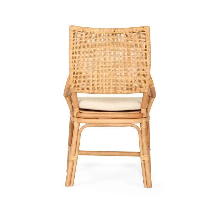 Kimberley Dining Chair Natural Rattan - www.elkstone.com.au