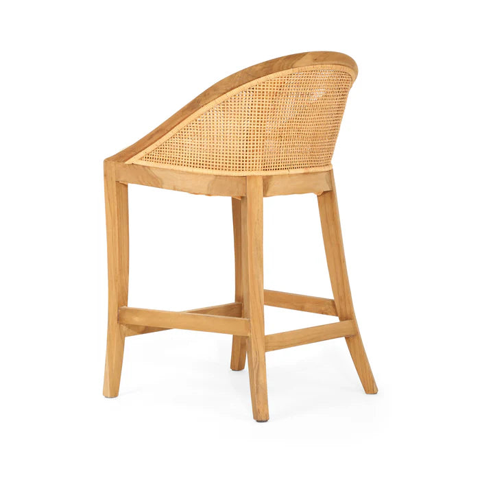 Manley Counter Stool Natural Rattan - www.elkstone.com.au