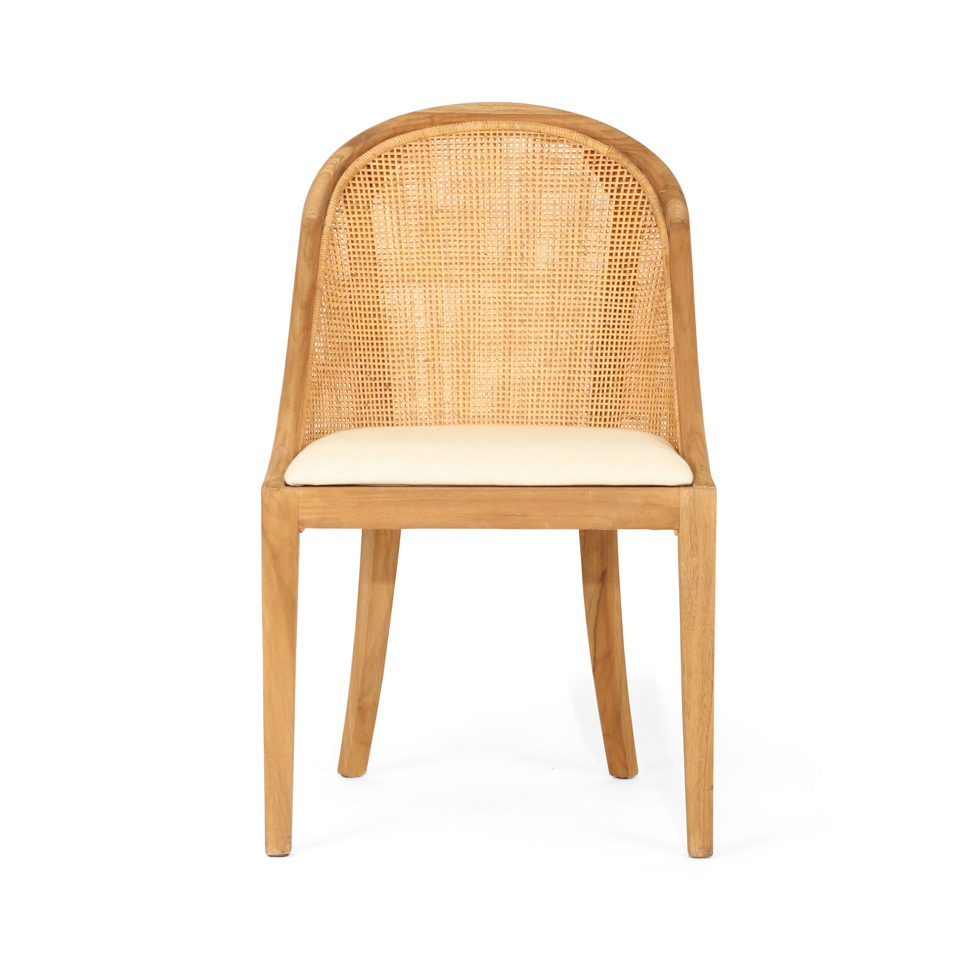 Manley Dining Chair| Natural Rattan and Timber - www.elkstone.com.au