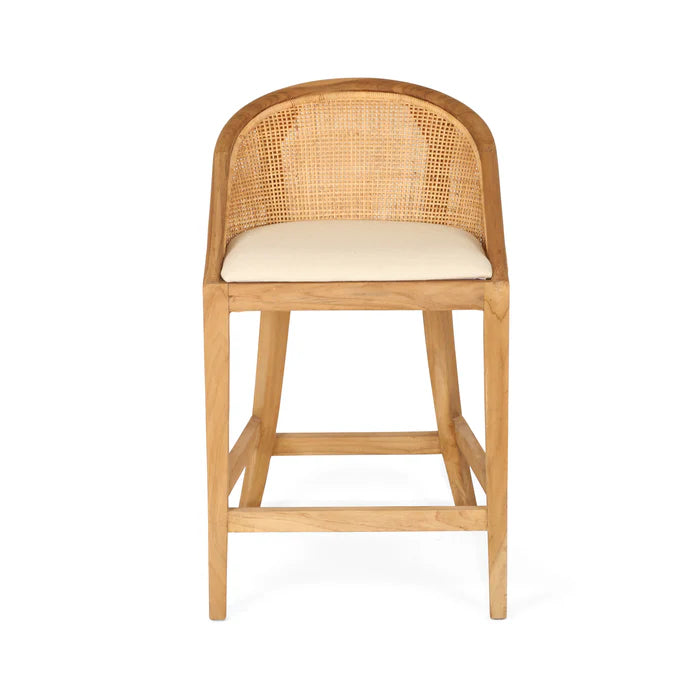 Manley Counter Stool Natural Rattan - www.elkstone.com.au
