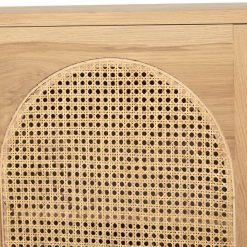 Inverness Sideboard American Oak 6 door Arch windows - www.elkstone.com.au