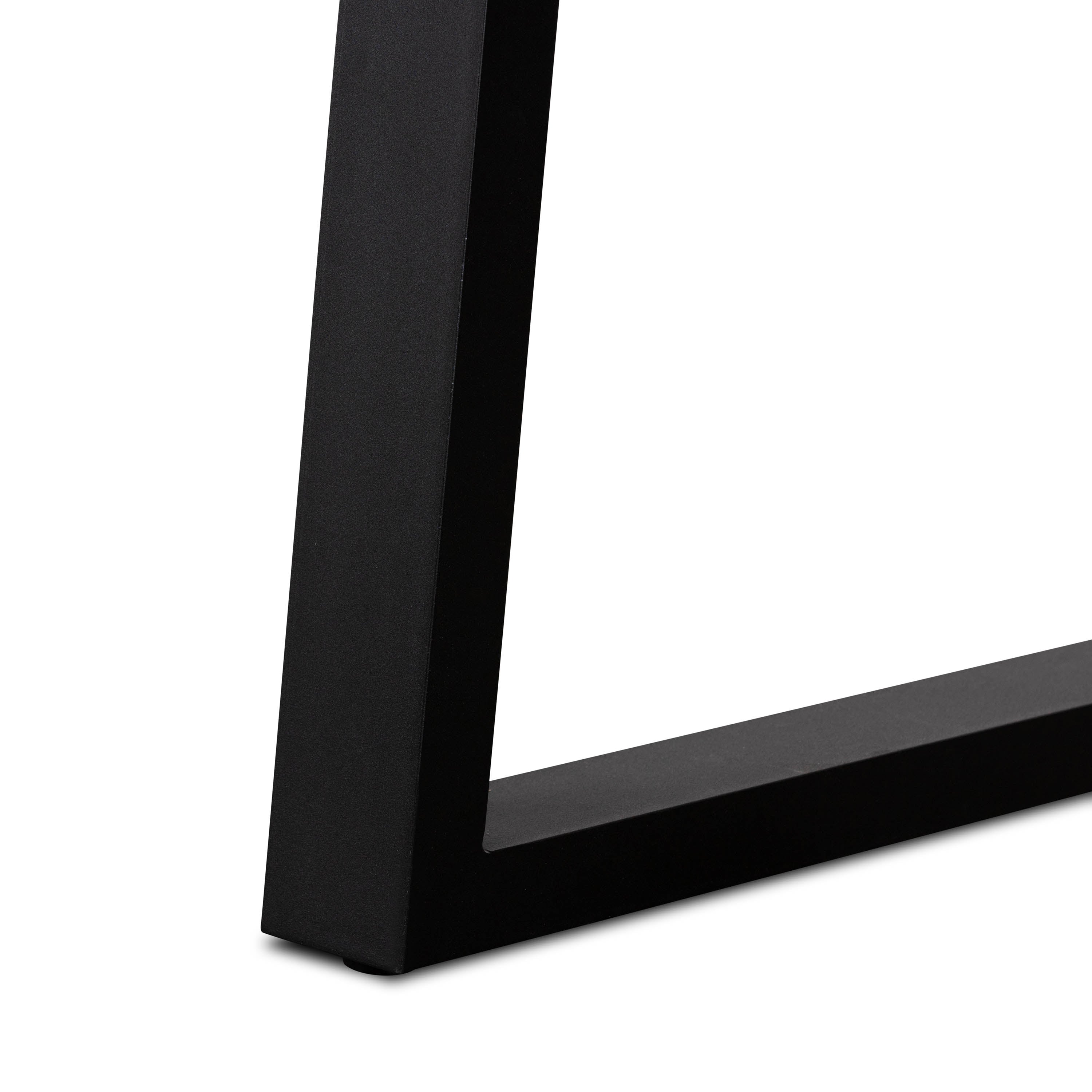 3.0m Sierra Rectangular Dining Table | Beige with Black Metal Legs - www.elkstone.com.au