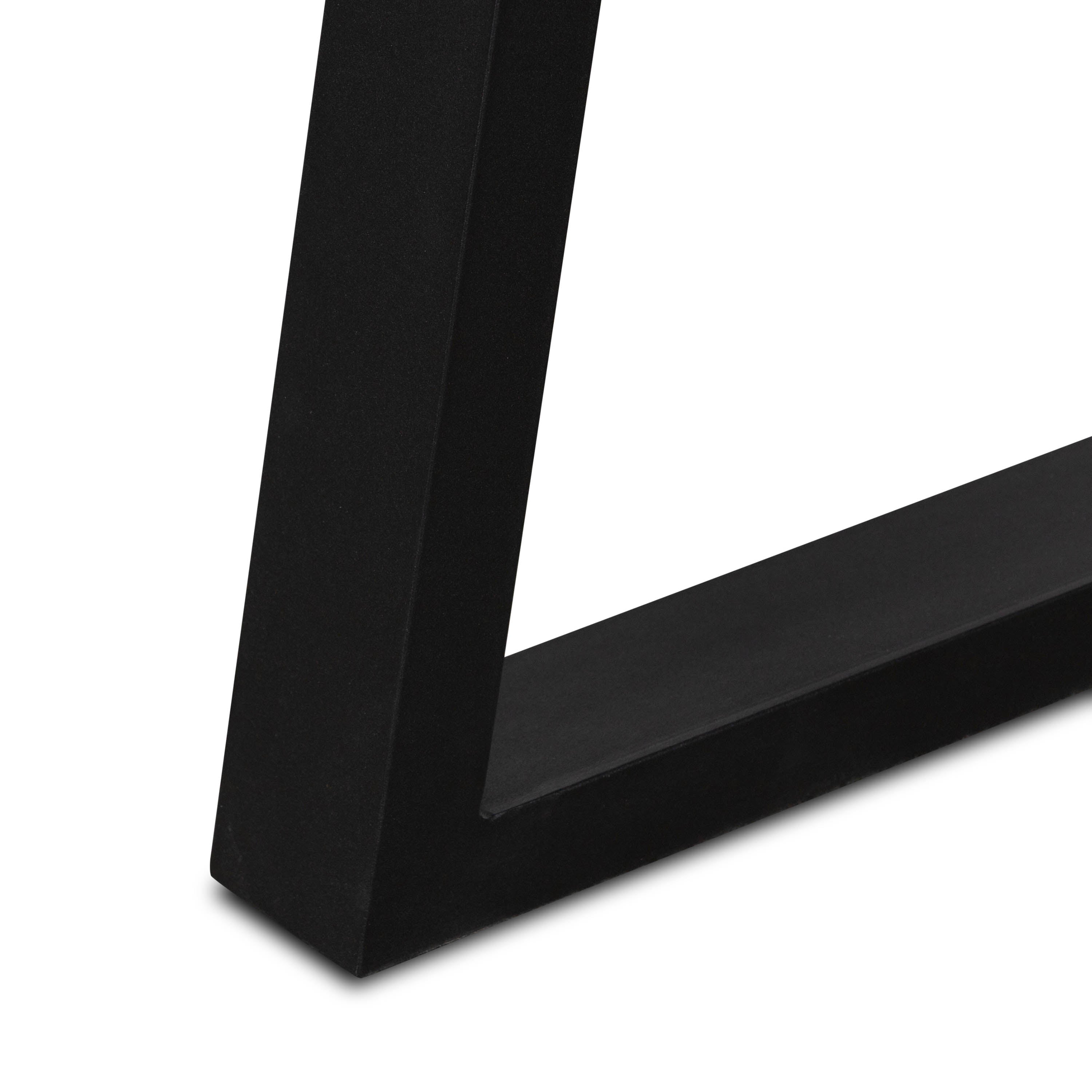 1.6m Alta Round Dining Table | Pebble Grey with Black Metal Legs - www.elkstone.com.au