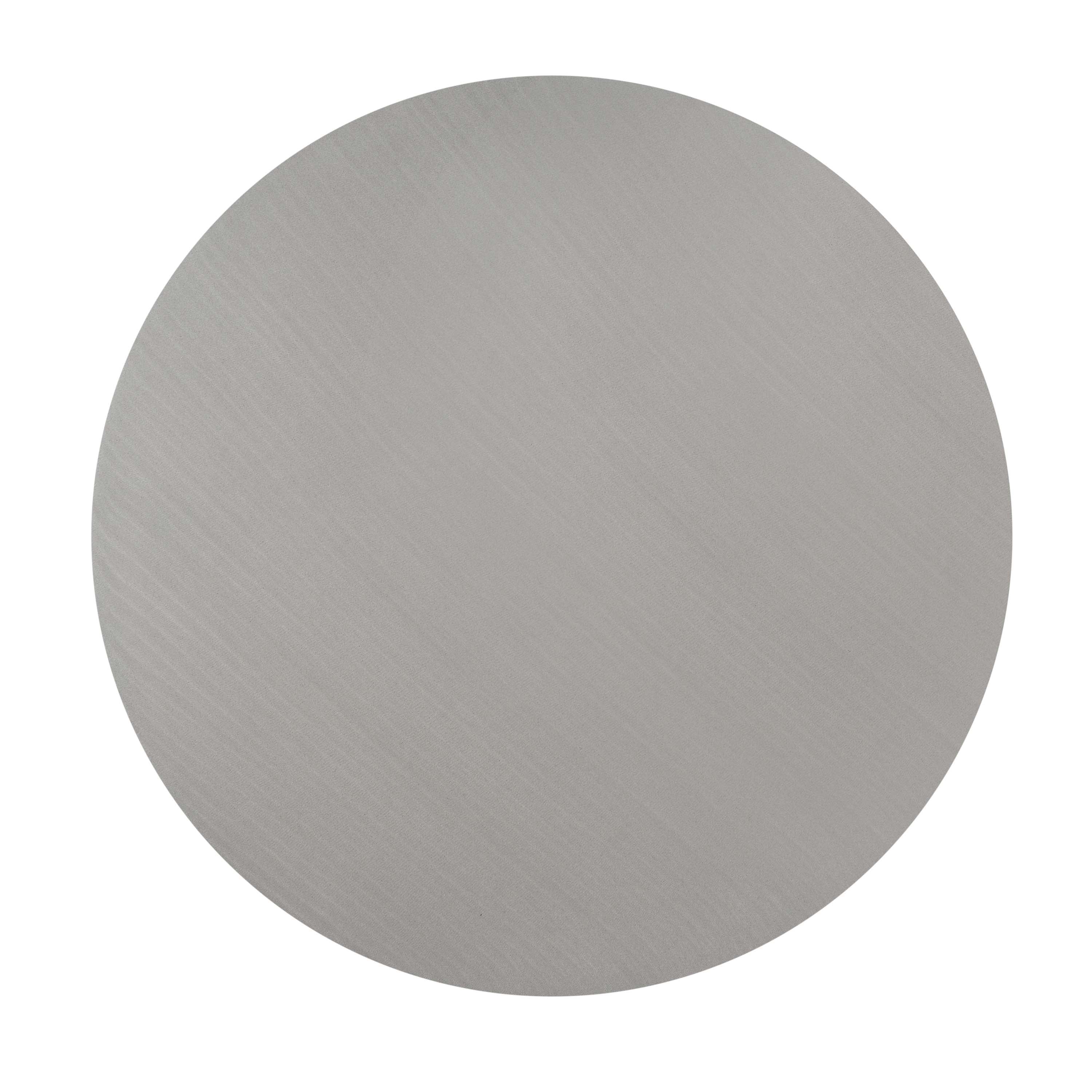 1.4m Alta Round Dining Table | Pebble Grey with Black Metal Legs - www.elkstone.com.au