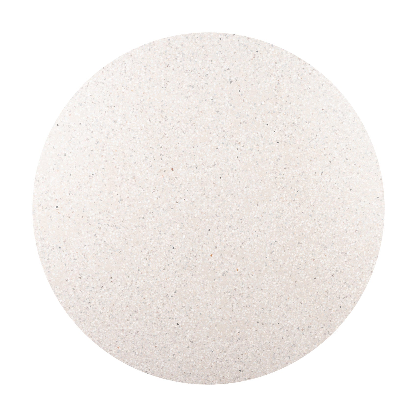 1.4m eTerrazzo Round Dining Table | Ivory Coast with Ivory Washed Acacia Wood Legs - www.elkstone.com.au