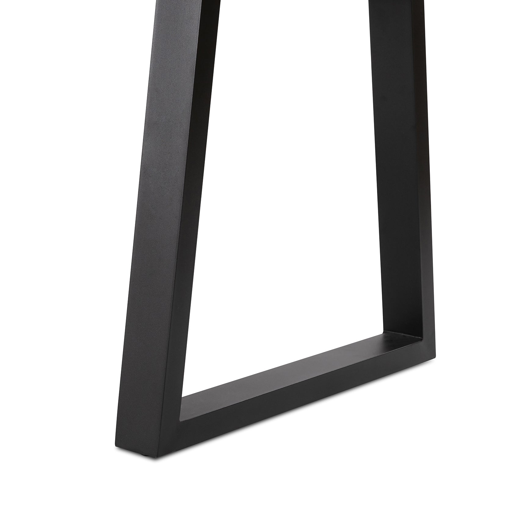 3.0m Sierra Rectangular Dining Table | Speckled Grey with Black Metal Legs - www.elkstone.com.au