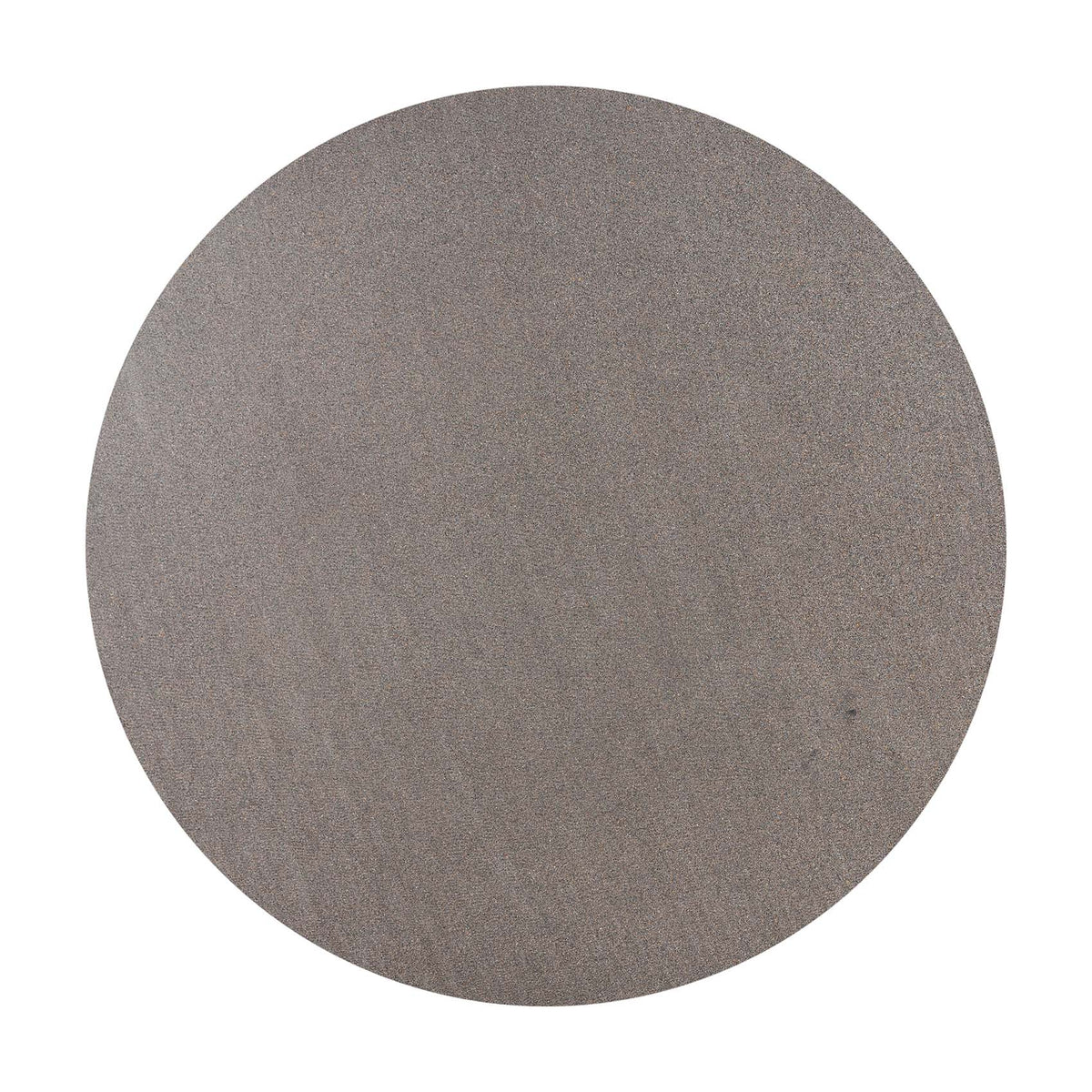 1.2m Avalon Round Dining Table | Speckled Grey with Black Metal Cone Base - www.elkstone.com.au