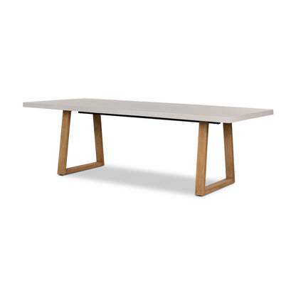2.0 Sierra Rectangular table BEACH Top| Light Honey legs - www.elkstone.com.au