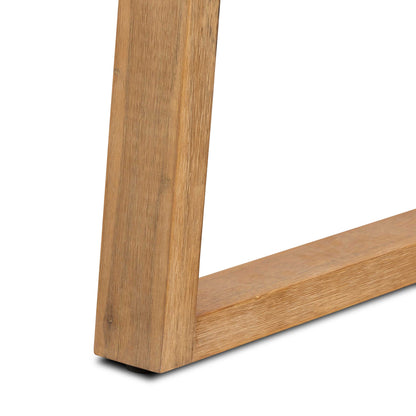 2.0m Sierra Rectangular Dining Table | Pebble Grey with Light Honey Acacia Timber Legs - www.elkstone.com.au