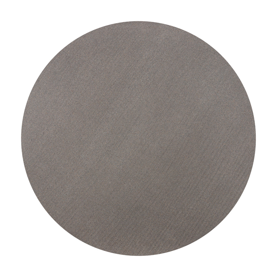 90cm Elkstone Round Coffee Table| Speckled Grey with Black powder Coated legs