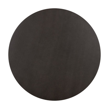 1.4m AVALON Round Dining Table| EBONY BLACK Cone base - www.elkstone.com.au