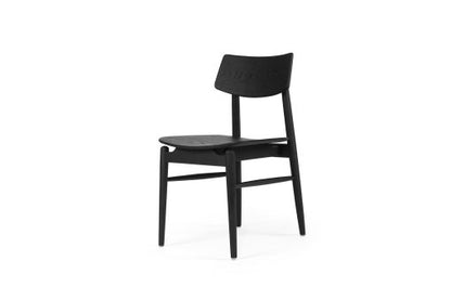 Harvey Dining Chair-  Black American Oak - www.elkstone.com.au