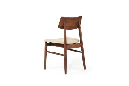 Harvey Dining Chair- Walnut Timber frame with cushioned seat - www.elkstone.com.au