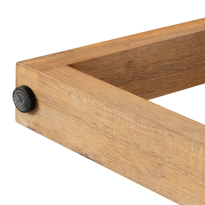 1.2m Alta Round Dining Table | Beach with Light Honey Legs - www.elkstone.com.au