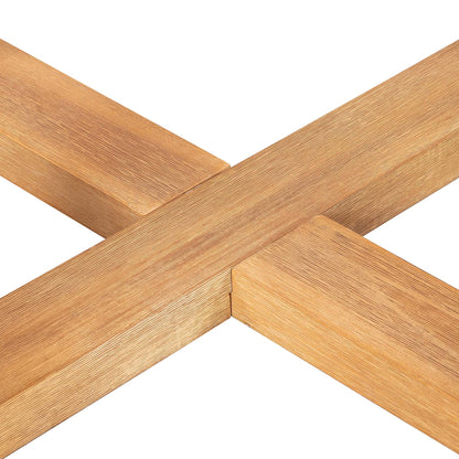 1.4m Alta Round Dining Table | Beach with Light Honey Acacia Legs - www.elkstone.com.au