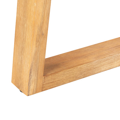 1.0m Alta Round Dining Table | Beach with Light Honey Legs - www.elkstone.com.au