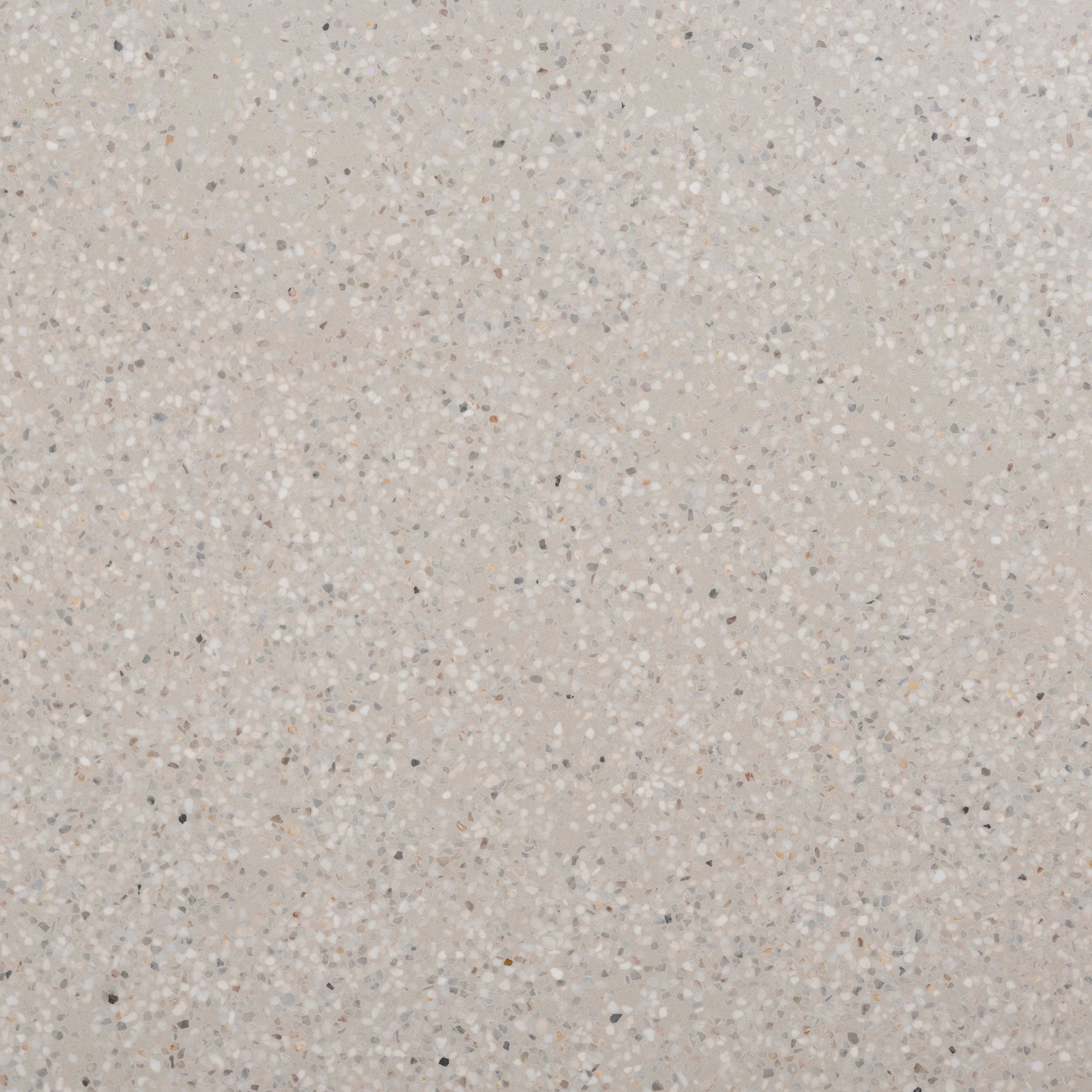 3.0m eTerrazzo Rectangular Dining Table | Ivory Coast with Wide Ivory Wash Legs - www.elkstone.com.au