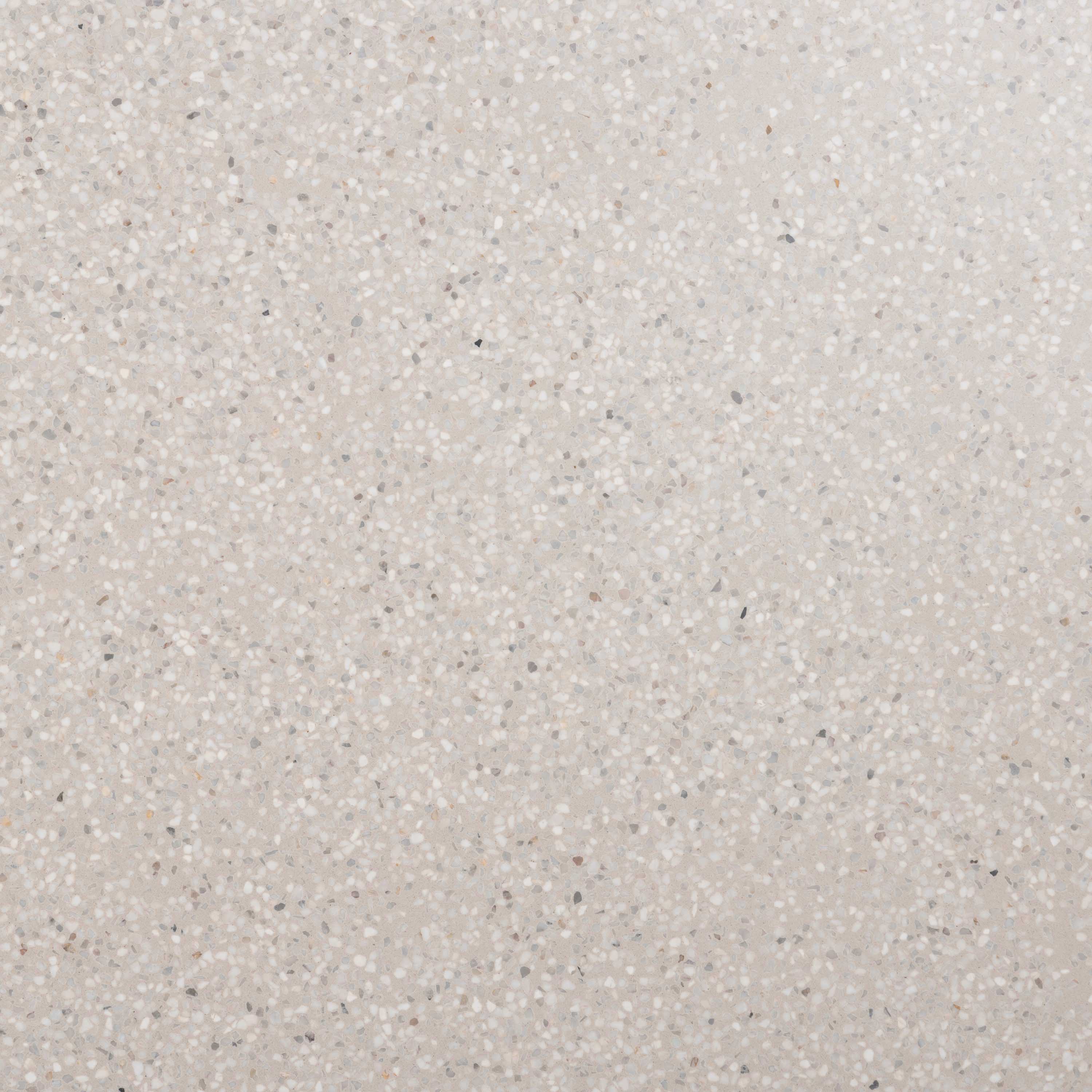 2.4m eTerrazzo Rectangular Dining Table | Ivory Coast with Wide Ivory Wash Legs - www.elkstone.com.au