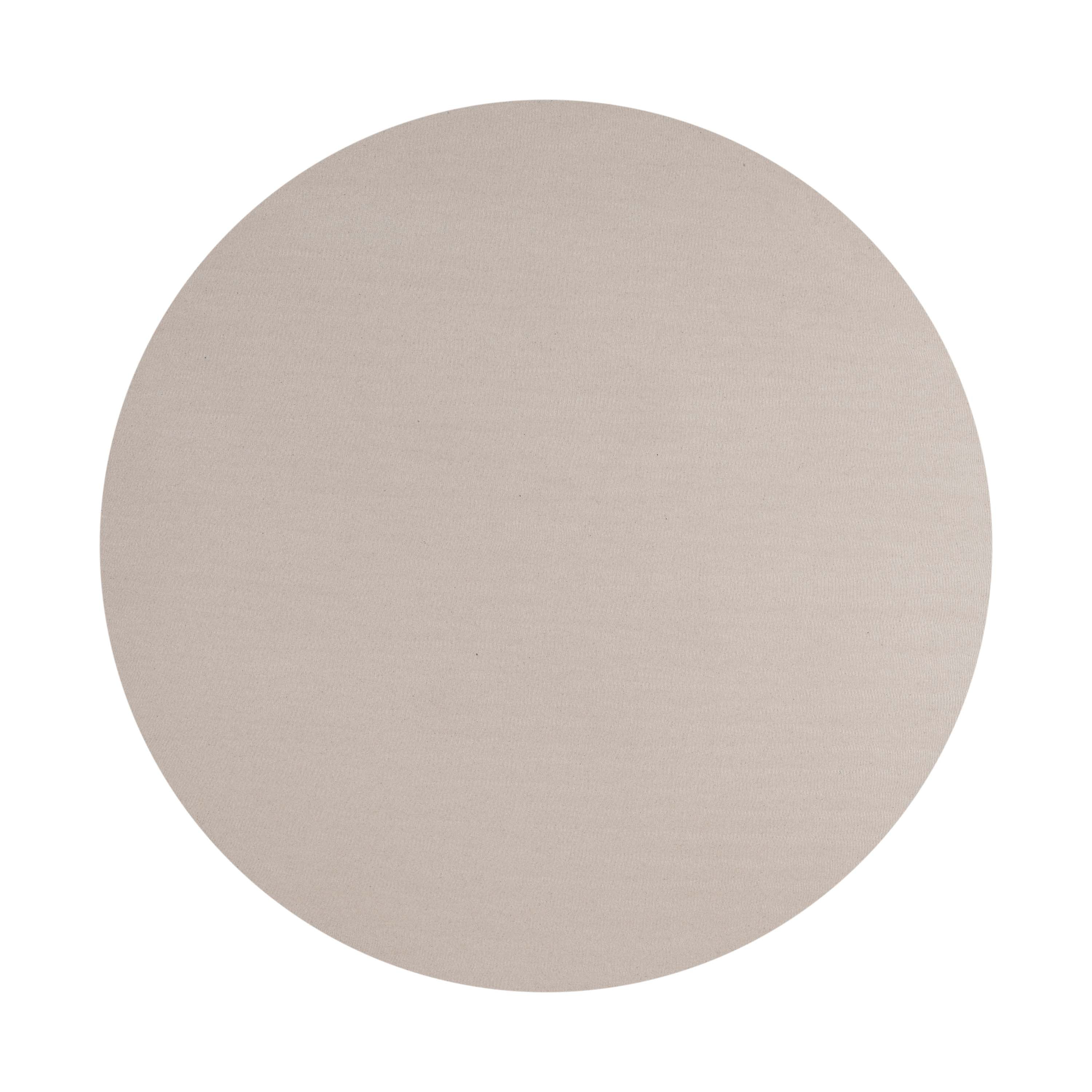 1.0m Alta Round Dining Table | Beach with Black Metal Legs - www.elkstone.com.au