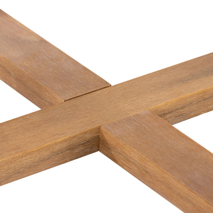 1.0m Alta Round Dining Table | Pebble Grey with Light Honey Acacia Wood Legs - www.elkstone.com.au