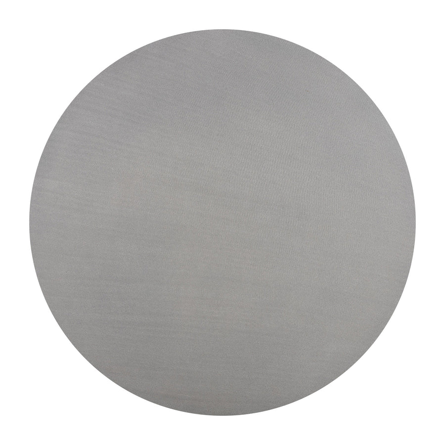 1.0m Alta Round Dining Table | Pebble Grey with Black Metal Legs - www.elkstone.com.au