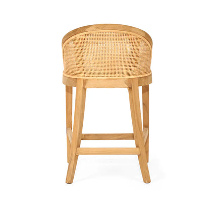Manley Counter Stool Natural Rattan - www.elkstone.com.au