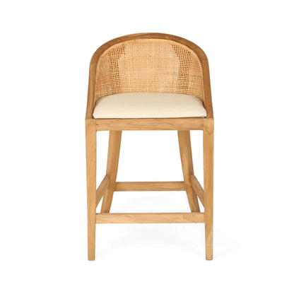 Manley Counter Stool Natural Rattan - www.elkstone.com.au