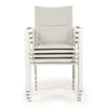 Flaxton Ivory Stackable outdoor chairs - set of 4 chairs - www.elkstone.com.au
