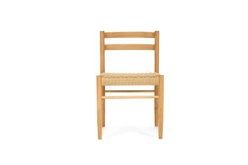 Ontario Dining Chair - Oak frame with woven Ratan Seat - www.elkstone.com.au