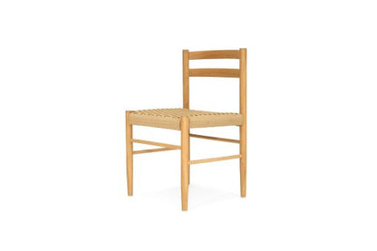 Ontario Dining Chair - Oak frame with woven Ratan Seat - www.elkstone.com.au