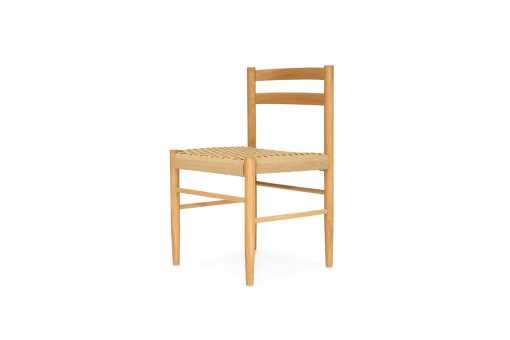 Ontario Dining Chair - Oak frame with woven Ratan Seat - www.elkstone.com.au
