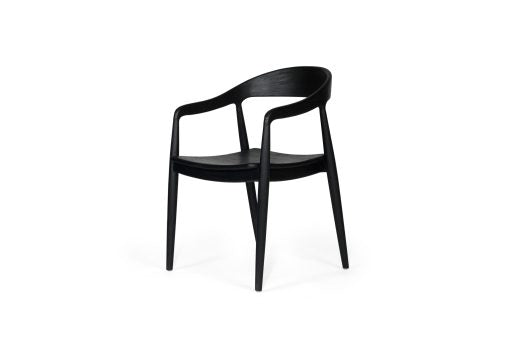 Yarraman Dining chair - Black  Teak