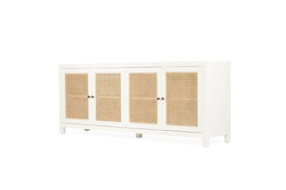 Tambo 4 door sideboard - White - www.elkstone.com.au