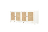 Tambo 4 door sideboard - White - www.elkstone.com.au