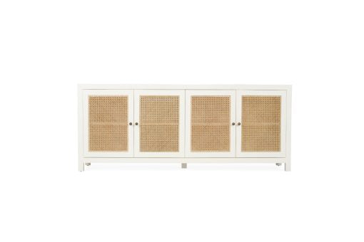 Tambo 4 door sideboard - White - www.elkstone.com.au