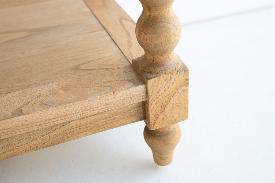 Shamrock Bobbin Console Table | 3 drawer