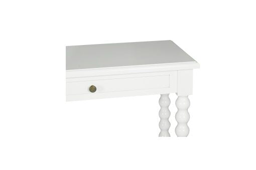 Shamrock Bobbin Console| White | 3 Drawer