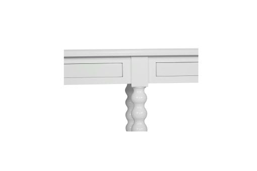 Shamrock Bobbin Console| White | 3 Drawer