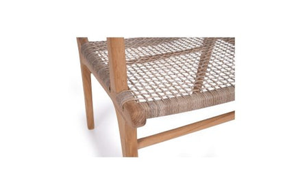 Stradbroke Armchair - Washed grey | Teak frame - www.elkstone.com.au
