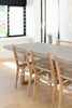 Stradbroke Dining Chair - Washed Grey | Teak legs - www.elkstone.com.au
