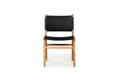 1.2 eTerrazzo Rich Umber with 4 Black Leather Chairs - www.elkstone.com.au