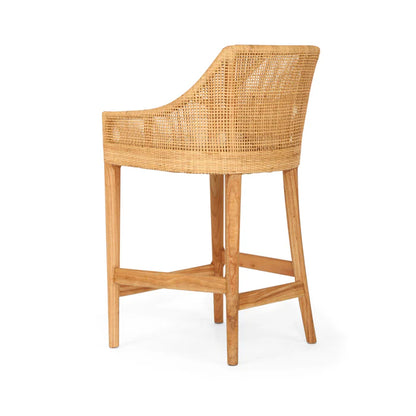 Yamba Counter stool Natural Rattan - www.elkstone.com.au