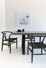 1.8m Sierra Rectangular Dining Table | Pebble Grey with Black Metal Legs | 30% Off - www.elkstone.com.au
