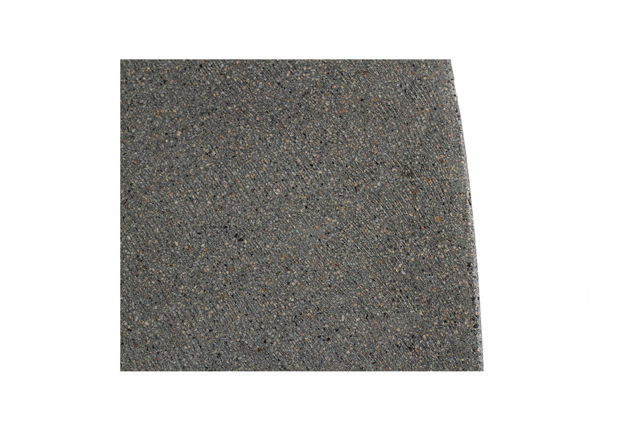 1.6m Alta Round Dining Table - Speckled Grey with Black Timber Legs - www.elkstone.com.au